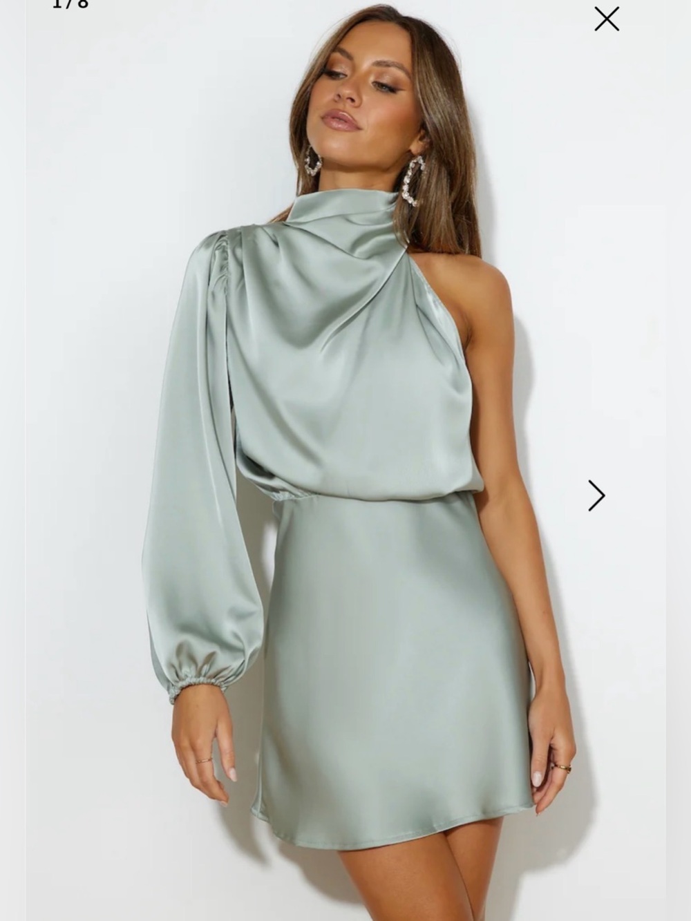 Hello Molly MEET TONIGHT DRESS SAGE